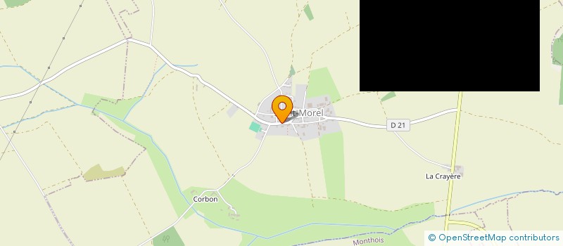 localisation de l'entreprise SCI HNVV  SAINT-MOREL