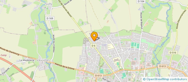 localisation de l'entreprise SCI HO  BAYEUX