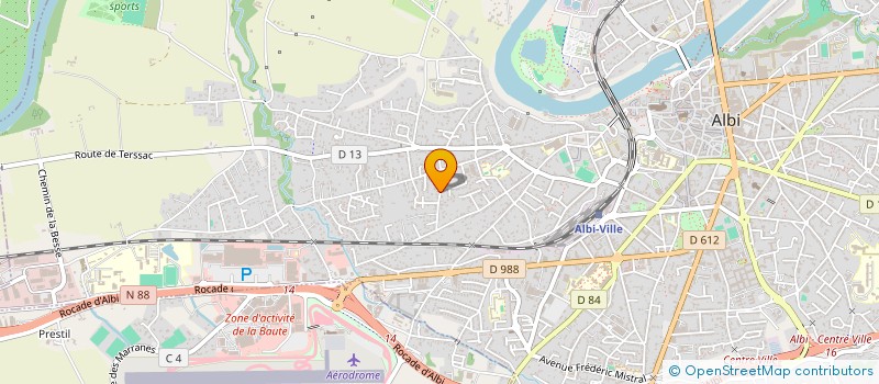 localisation de l'entreprise SCI HO à ALBI