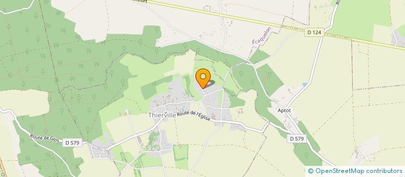 localisation de l'entreprise SCI HO'PORCHE  THIERVILLE