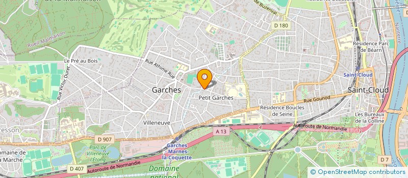 localisation de l'entreprise SCI HOA ET PHILIPPE MIET à GARCHES