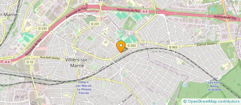 localisation de l'entreprise SCI HOANG  VILLIERS-SUR-MARNE