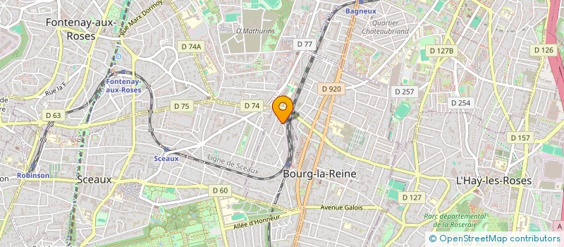 localisation de l'entreprise SCI HOANG ANH à BOURG-LA-REINE