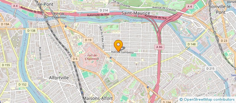 localisation de l'entreprise SCI HOANG - MERCADIER  MAISONS-ALFORT