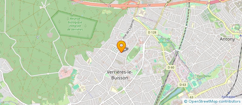 localisation de l'entreprise SCI HOANG VOTAN à VERRIERES-LE-BUISSON