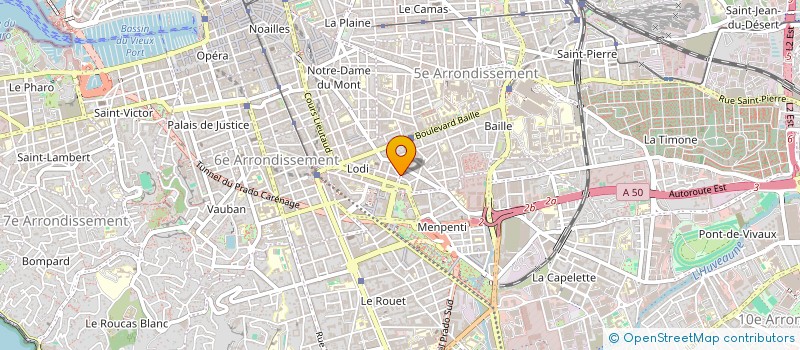 localisation de l'entreprise SCI HOARAU  VAUVENARGUES