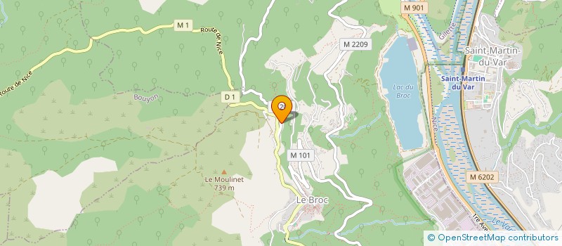 localisation de l'entreprise SCI HOARAU  LE BROC