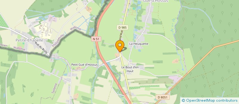 localisation de l'entreprise SCI HOAREAU  SEVIGNY-LA-FORET