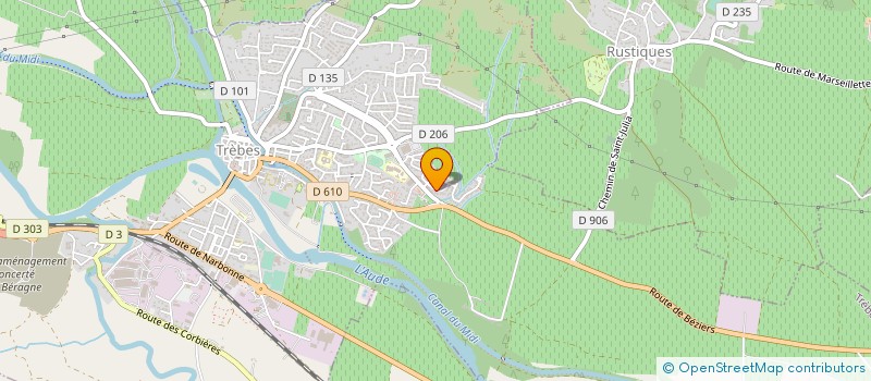 localisation de l'entreprise SCI HOBBI PROMOTION  TREBES