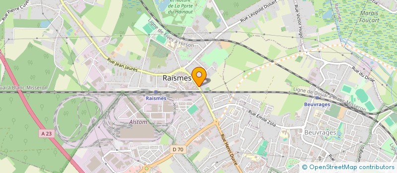 localisation de l'entreprise SCI HOBBY  RAISMES