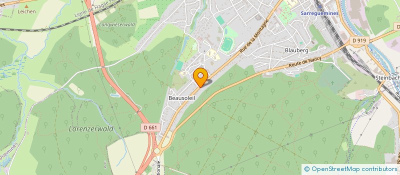 localisation de l'entreprise SCI HOBI à SARREGUEMINES