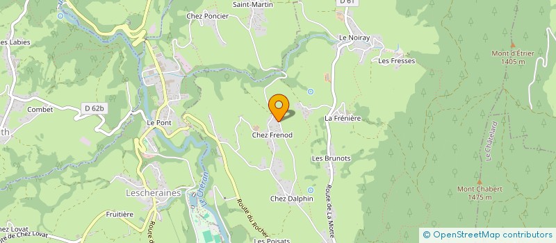 localisation de l'entreprise SCI HOCDE 2  LA MOTTE-EN-BAUGES