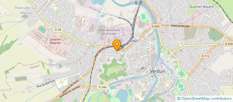 localisation de l'entreprise SCI HOCEAN à VERDUN
