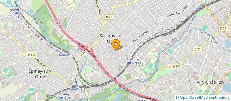 localisation de l'entreprise SCI HOCH  SAVIGNY-SUR-ORGE