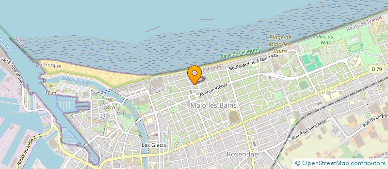 localisation de l'entreprise SCI HOCHART à DUNKERQUE