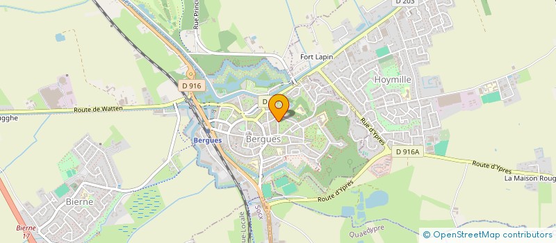 localisation de l'entreprise SCI HOCHART  BERGUES