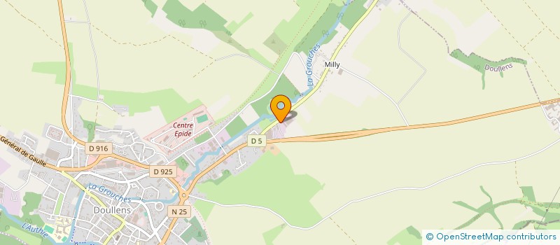 localisation de l'entreprise SCI HOCHART FAMILY  DOULLENS