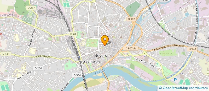 localisation de l'entreprise SCI HOCHE à NEVERS