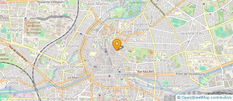 localisation de l'entreprise SCI HOCHE à RENNES