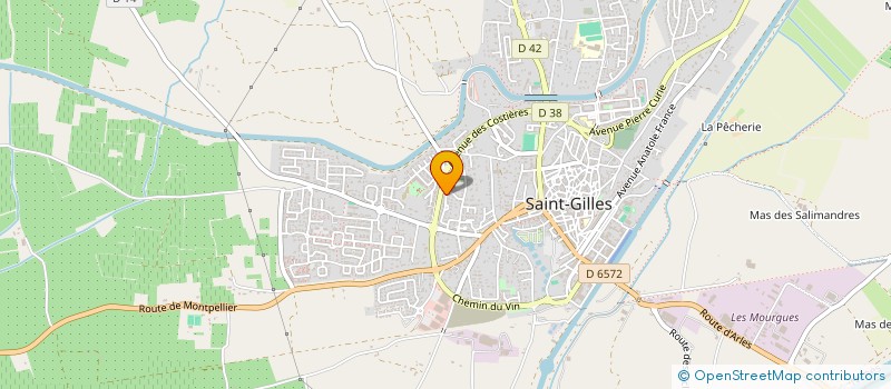 localisation de l'entreprise SCI HOCHE 36 à SAINT-GILLES
