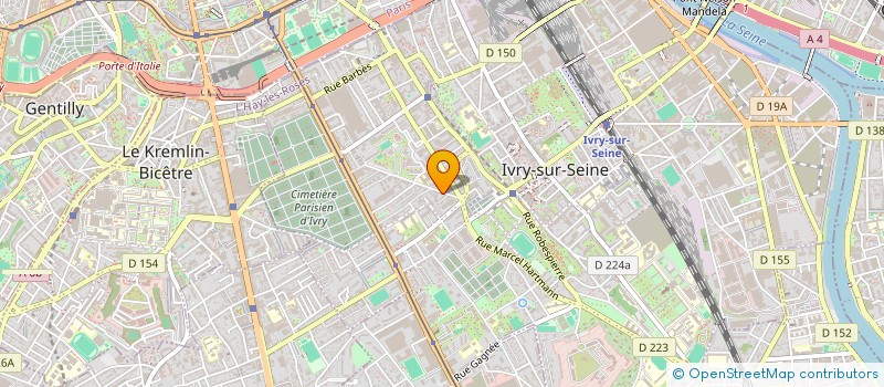 localisation de l'entreprise SCI HOCHE à IVRY-SUR-SEINE
