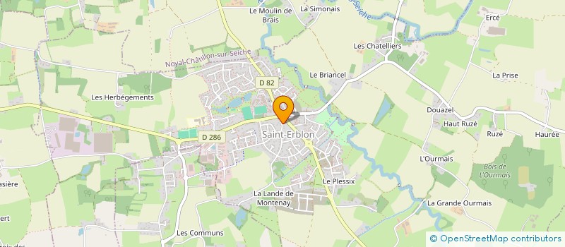localisation de l'entreprise SCI HOCHE  SAINT-ERBLON