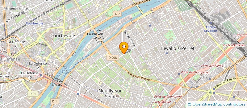 localisation de l'entreprise SCI HOCHE 45 à NEUILLY-SUR-SEINE