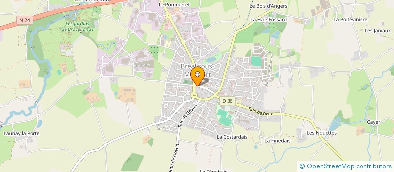 localisation de l'entreprise SCI HOCHE  BREAL-SOUS-MONTFORT