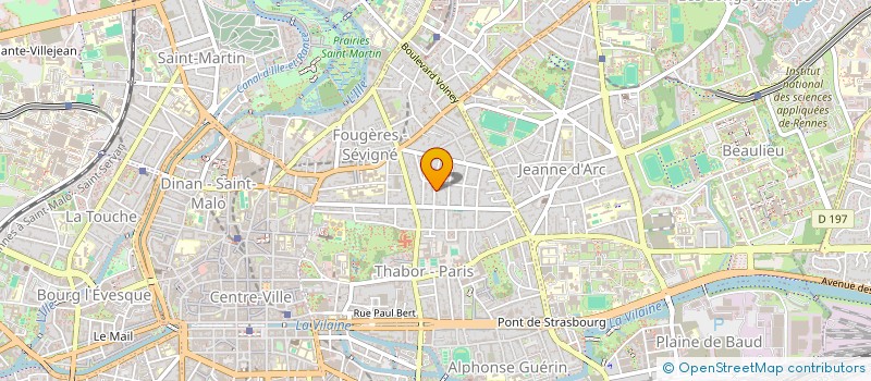 localisation de l'entreprise SCI HOCHE  RENNES