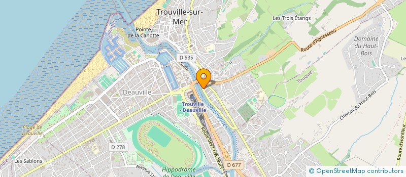 localisation de l'entreprise SCI HOCHE  TROUVILLE-SUR-MER