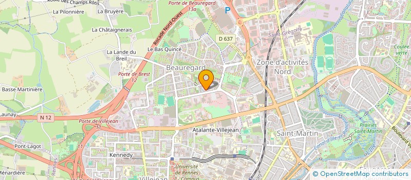 localisation de l'entreprise SCI HOCHE 9 à RENNES