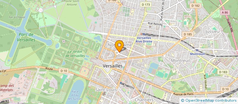 localisation de l'entreprise SCI HOCHE COLBERT  VERSAILLES