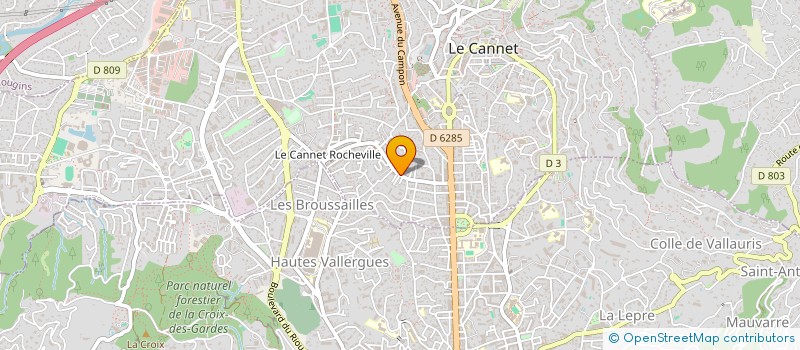 localisation de l'entreprise SCI HOCINE à LE CANNET