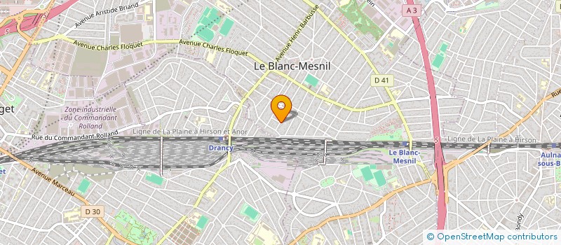 localisation de l'entreprise SCI HOCINES  LE BLANC MESNIL