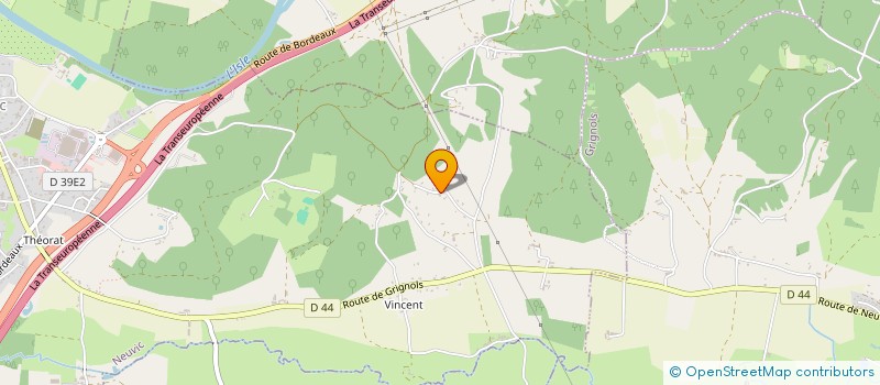 localisation de l'entreprise SCI HOCO&CO  NEUVIC