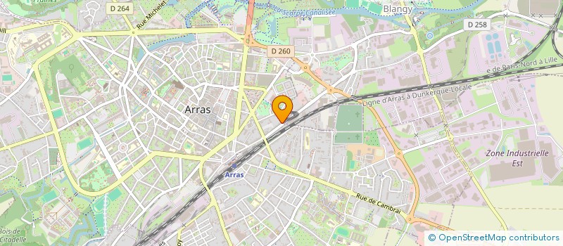 localisation de l'entreprise SCI HODI à ARRAS
