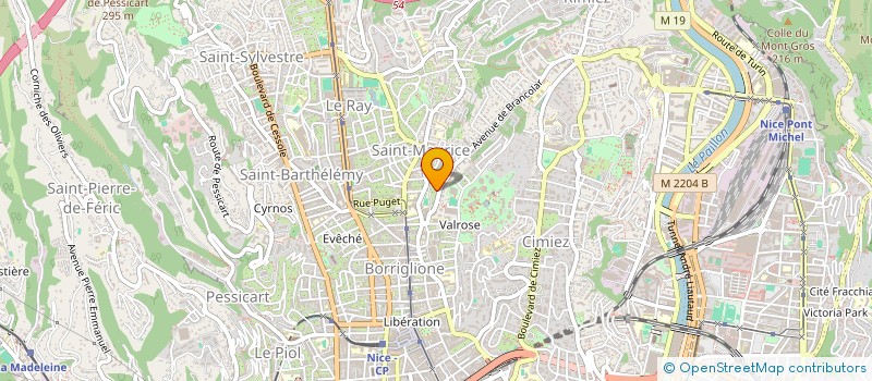 localisation de l'entreprise SCI HODISAC à NICE