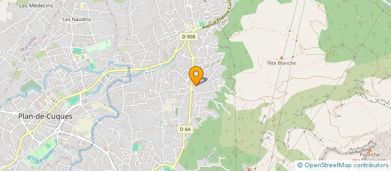 localisation de l'entreprise SCI HODIT  ALLAUCH