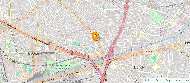 localisation de l'entreprise SCI HODIWALA  BOBIGNY