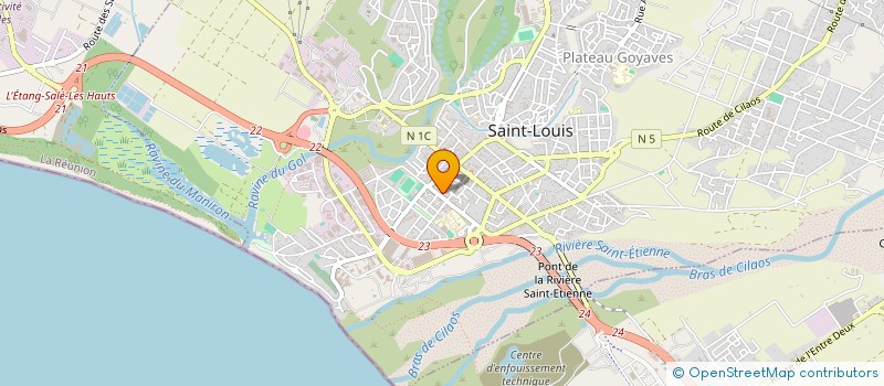 localisation de l'entreprise SCI HODOM  SAINT-LOUIS