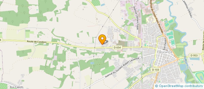 localisation de l'entreprise SCI HOELTZEL PABRUGUI  FLEURANCE