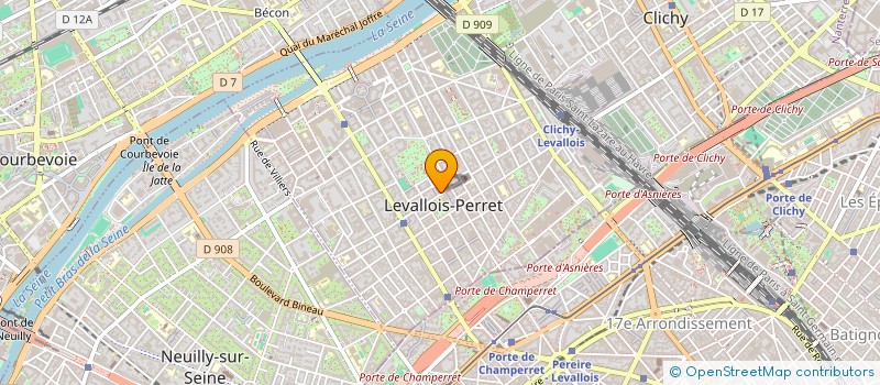 localisation de l'entreprise SCI HOENN à LEVALLOIS-PERRET