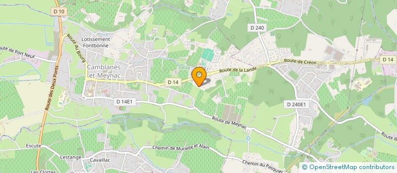 localisation de l'entreprise SCI HOFBAUER  CAMBLANES-ET-MEYNAC