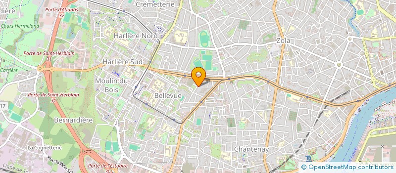 localisation de l'entreprise SCI HOFF à NANTES