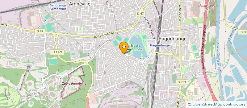 localisation de l'entreprise SCI HOFFMANN à HAGONDANGE