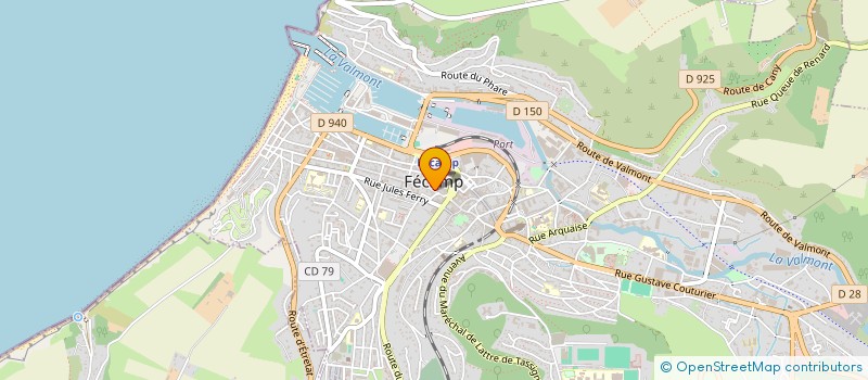 localisation de l'entreprise SCI HOFFMANN S  FECAMP