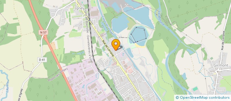 localisation de l'entreprise SCI HOFFTHOM  THAON-LES-VOSGES