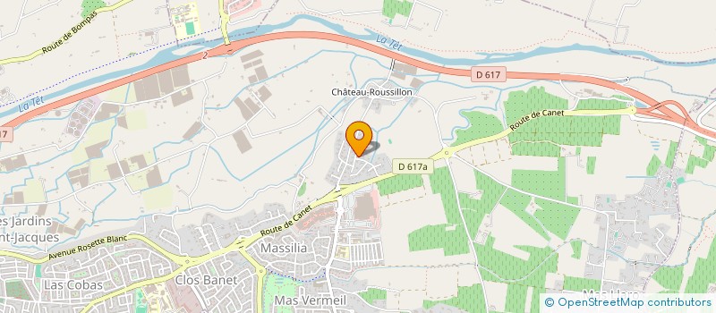 localisation de l'entreprise SCI  HOGAN  PERPIGNAN