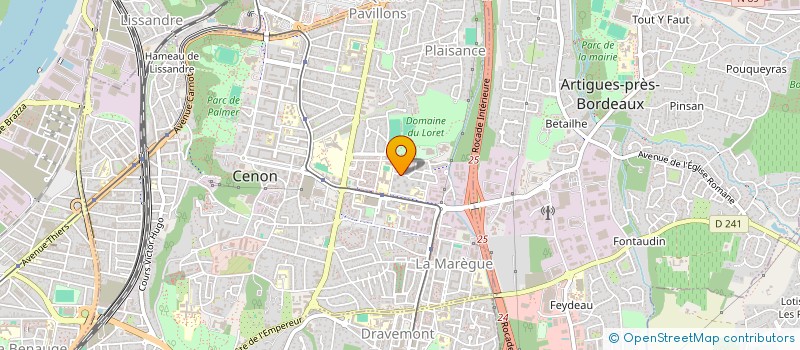 localisation de l'entreprise SCI HOGAR  CENON