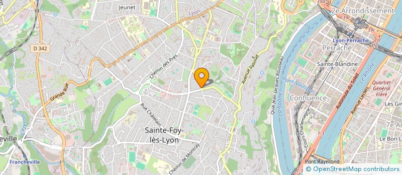 localisation de l'entreprise SCI HOGGAR  SAINTE-FOY-LES-LYON